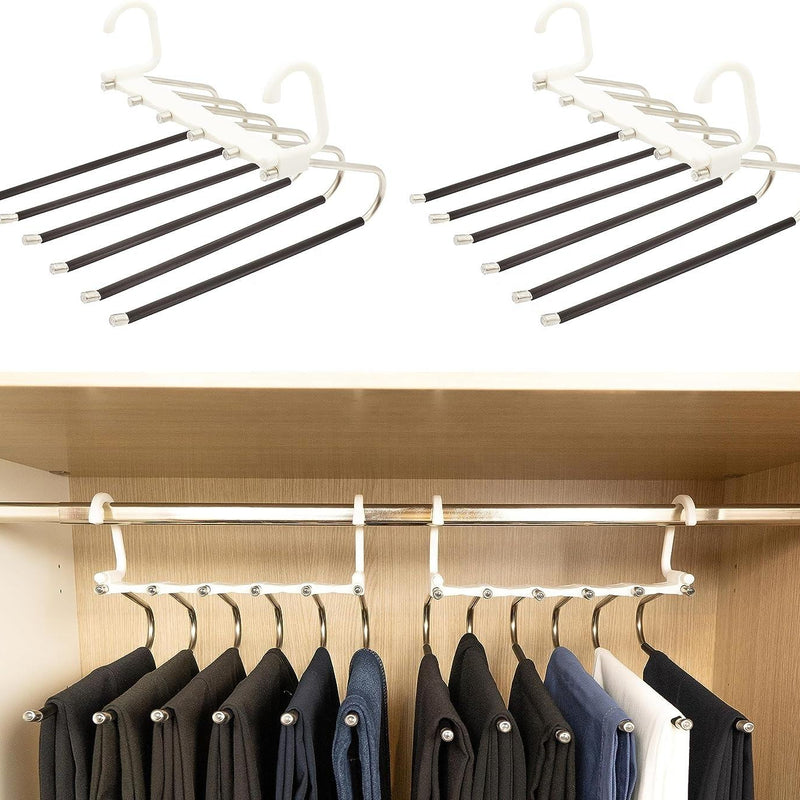 Range-Pantalons en Acier Inoxydable