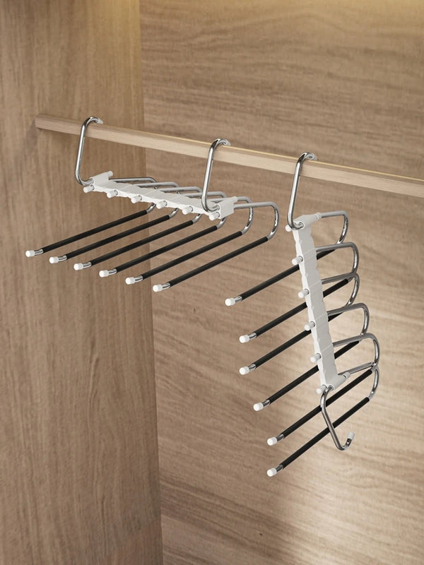 Range-Pantalons en Acier Inoxydable