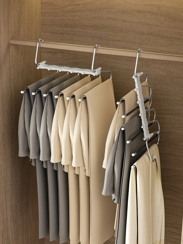 Range-Pantalons en Acier Inoxydable