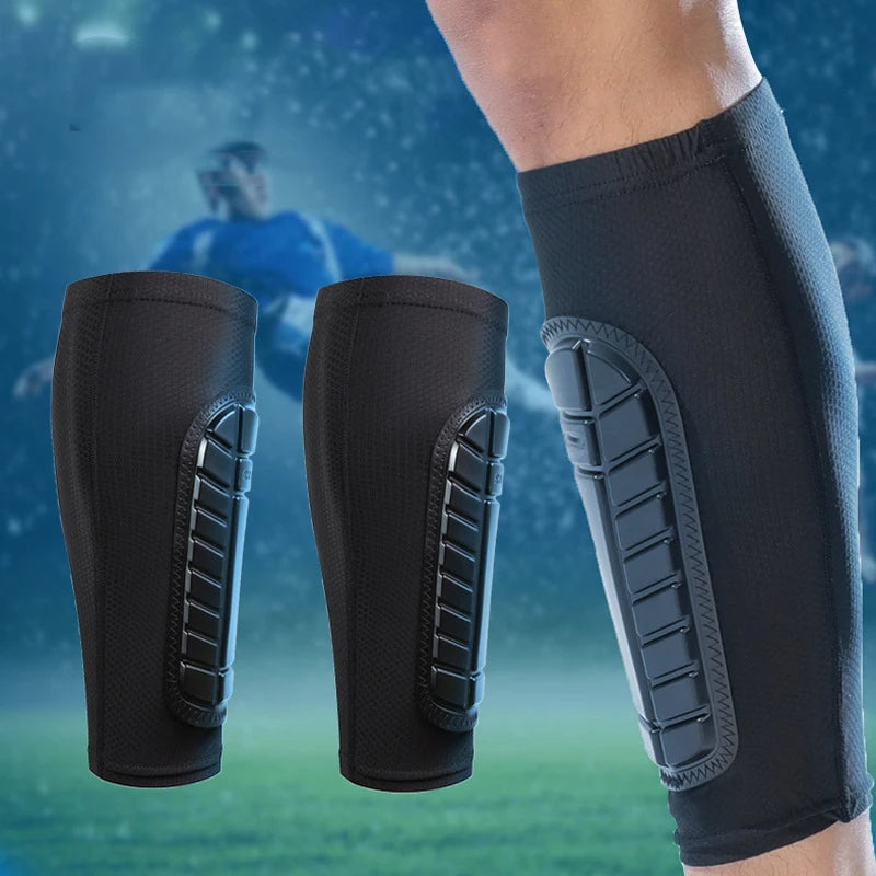 Manchons de protection tibiale haute performance - Technologie de compression et respirabilité optimisée pour sportifs