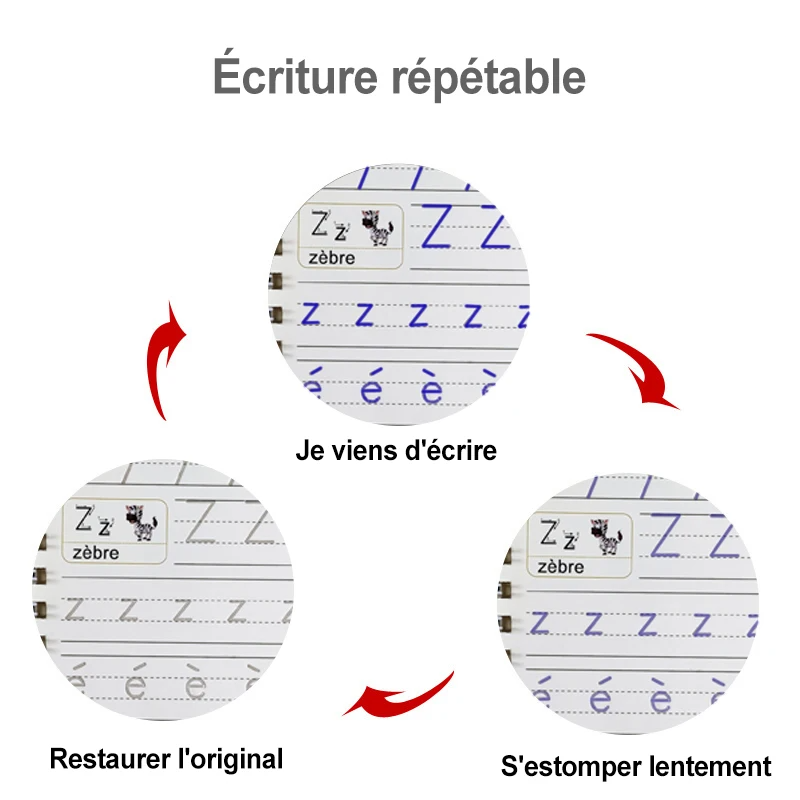 Cahier d'écriture magique réutilisable